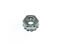 NT21-025-20-KZ 1/4-20 HEX EXT KEP NUT ZN