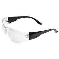 SF10-ERB17961 IProtect Black temples, Clear lens.