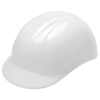 67 Bump Cap with 4-Point Pin-Lock Suspension, White.