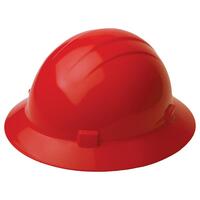 SF60-ERB19224 Americana Full Brim with 4-Point Mega Ratchet Suspension, Red.