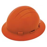 SF60-ERB19263 Americana Full Brim with Accessory Slots and 4-Point Mega Ratchet Suspension, Orange.
