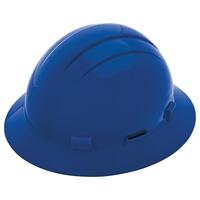 SF60-ERB19296 Americana Full Brim with Accessory Slots and 4-Point Slide-Lock Suspension, Blue.