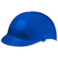67BCT Bump Cap with Tabs (Tabs hold 4180AF face shield) and 4-Point Pin-Lock Suspension, Blue.