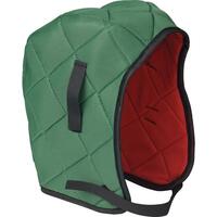 2500 Quilted Winter Liner, Green with Red fleece lining.