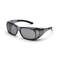OVR-Spec II Gray HC/PC Dual Lenses.  Fits over most large frame prescription eyewear up to 145 mm.