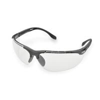SF10-ERBSG-51C Sphere-X Ultimate Clear HC/PC Lens, Black Vented Frame, Adjustable Temples.