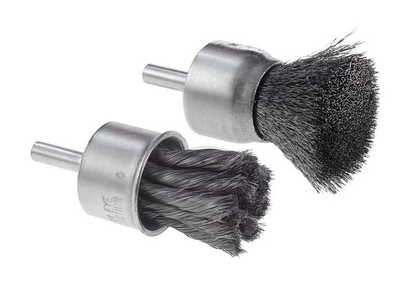 AB320-C60575 End Wire Brush 3/4 Knot .014 Carbon