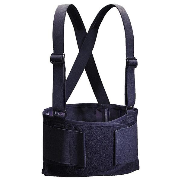 SF20-ERB12135 Economy Back Support With Suspenders 28" - 32".