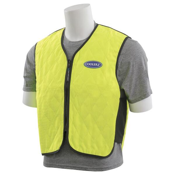 SF20-ERB21573 C400 Coolerz Vest Advanced Evaporative Cooling Technology, Hi Viz Lime, 2X.