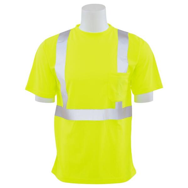 SF20-ERB62192 9006SX Type R, Class 2 Birdseye Mesh Short Sleeve T-Shirt with X-Back, Hi Viz Orange, 2X.