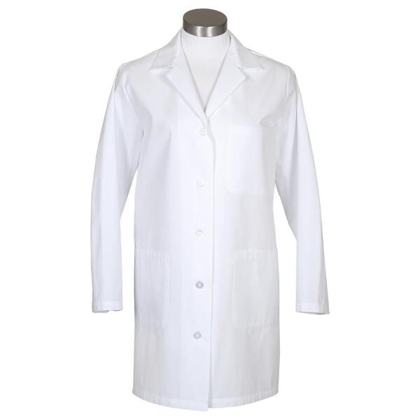 SF20-ERB82525 L1 Women's Lab Coat White, MD.