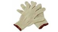 PROFERRED POLY / COTTON KNITTED NATURAL COLOR GLOVE L (12 PAIR)