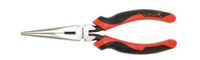6" PROFERRED SIDE CUTTING LONG NOSE PLIERS WITH CUTTER, TPR GRIP