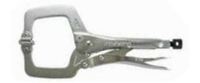 11" PROFERRED LOCKING C-CLAMPS WITH SWIVEL PADS 11"