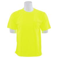SF20-ERB64020 9006 Non-ANSI Birdseye Mesh Short Sleeve T-Shirt, Hi Viz Lime, XL.