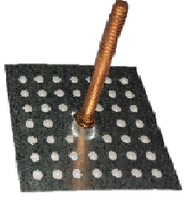 PERFORATED BASE 7/8" NAVY HANGER